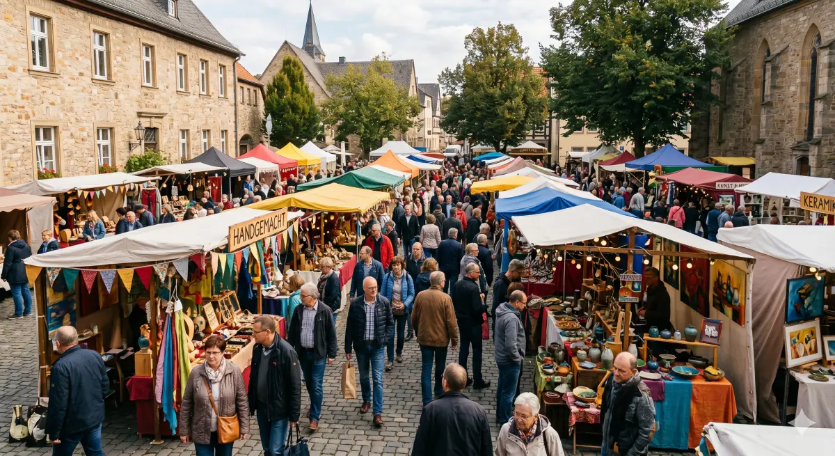 Den passenden Kunsthandwerkermarkt in der Nähe finden
