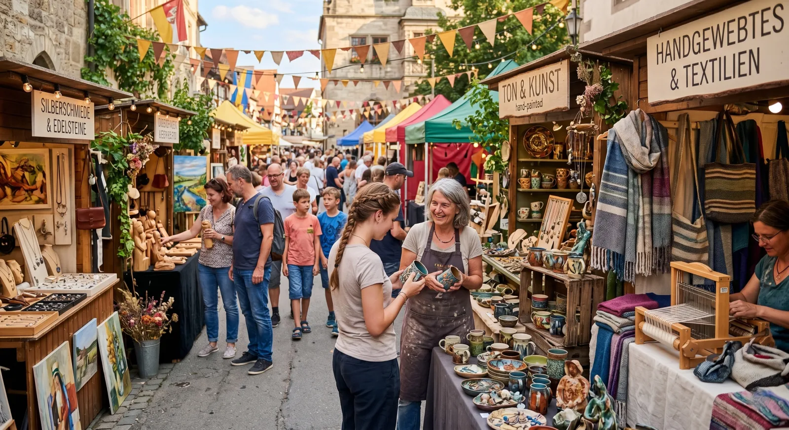 Kunsthandwerkermarkt finden: So entdeckst du Kreativität in deiner Nähe